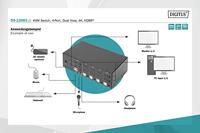 Digitus DS-12883 KVM-switch Zwart - thumbnail