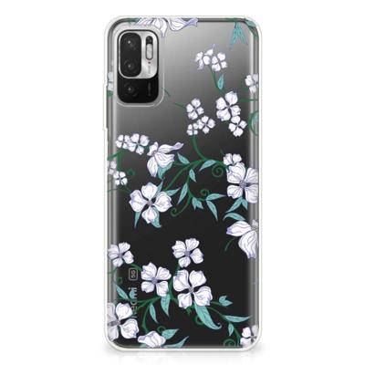 Xiaomi Redmi Note 10/10T 5G | Poco M3 Pro Uniek | TPU Case | Blossom White