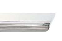 Eettafel DKD Home Decor Zilverkleurig Kristal Staal 180 x 90 x 75 cm Wit - thumbnail