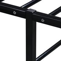 Bedframe metaal zwart 120x200 cm - thumbnail