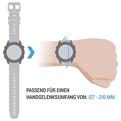 Garmin Fenix/Epix, QuickFit Horlogeband, Siliconen, 26mm, Zwart