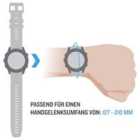 Garmin Fenix/Epix, QuickFit Horlogeband, Siliconen, 26mm, Zwart - thumbnail