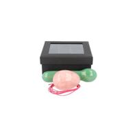 Yoni massage set Roze kwarts / Aventurijn groen - 9,5 cm - groen / roze - M - thumbnail