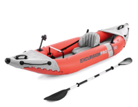 Intex Opblaaskajak excursion pro k1 305 cm vinyl rood 3-delig - thumbnail