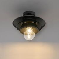 QAZQA Design buiten plafondlamp zwart IP44 - Morty - thumbnail