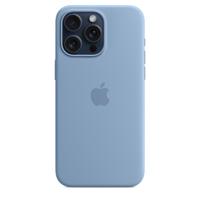 Apple Silicone MagSafe Hoesje iPhone 15 Pro Max Winter Blue - thumbnail