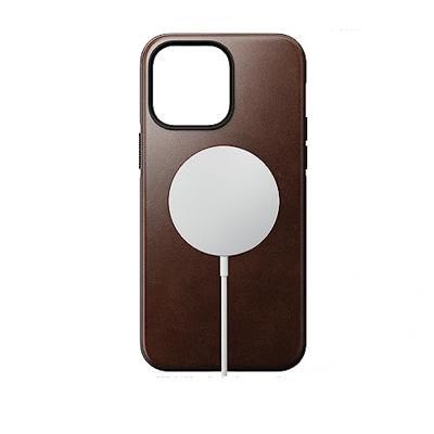 Nomad Modern Horween lederen hoesje iPhone 14 Pro Max - Rustic Brown Nomad Modern Horween lederen hoesje iPhone 14 Pro Max - Rustic Brown