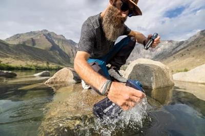 LifeStraw Opvouwbare drinkfles Blauw 1 l LSPSF1MBWW - thumbnail