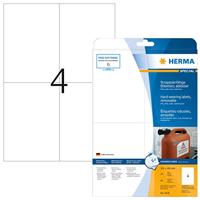 Etiket herma 4576 105x148mm folie wit 80st - thumbnail