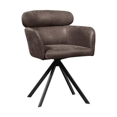 Woood Fenne eetkamerstoel Zwart/Grijs