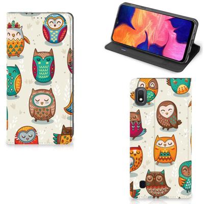 Samsung Galaxy A10 | Hoesje maken | Vrolijke Uilen Samsung Galaxy A10 | Hoesje maken | Vrolijke Uilen