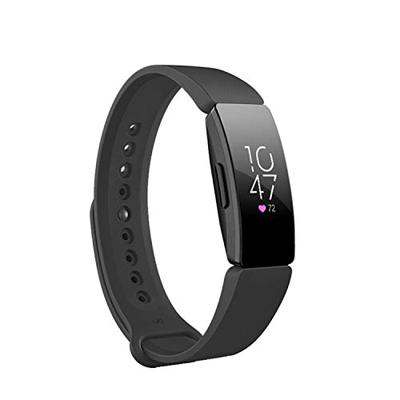 Fitbit Inspire 1 / HR / Ace 2 siliconen bandje - Maat: Large - Zwart Fitbit Inspire 1 / HR / Ace 2 siliconen bandje - Maat: Large - Zwart