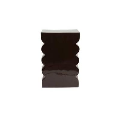 Zuiver Krukje/Bijzettafel 'Curves' 30 x 21cm, kleur Bruin Zuiver Krukje/Bijzettafel 'Curves' 30 x 21cm, kleur Bruin