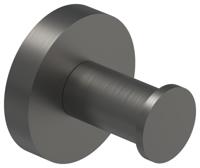 IVY Handdoekhaak - enkel - groot - Geborsteld metal black PVD 6500606 - thumbnail