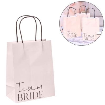 Ginger Ray geschenktas team bride set van 5 | 10 stuks