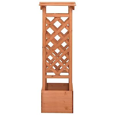 Latwerkplantenbak met boog 49x39x117 cm vurenhout Latwerkplantenbak met boog 49x39x117 cm vurenhout