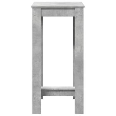 Bartafel 51x50x103,5 cm bewerkt hout betongrijs
