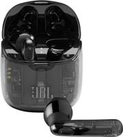 JBL Tune 225 TWS ; Draadloze bluetooth oortjes met een batterijduur van tot 25 uur, inclusief oplaadhoes, voel de muziek met JBL Pure Bass-geluid, in doorzichtig zwart - thumbnail