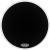 Evans BD22RB-NP EQ3 No Port Resonant Black 22 inch bassdrumvel - thumbnail