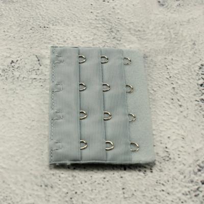 Op en Top BH Verlengstuk / Verlenger 4 Haaks Licht Grijs (per stuk)