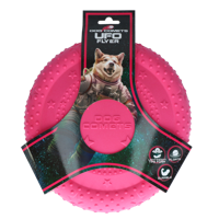 Dog Comets UFO Flyer Roze - thumbnail