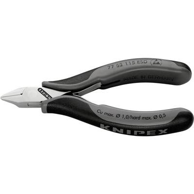 Knipex 77 52 115 ESD ESD Zijkniptang Met facet 115 mm Knipex 77 52 115 ESD ESD Zijkniptang Met facet 115 mm