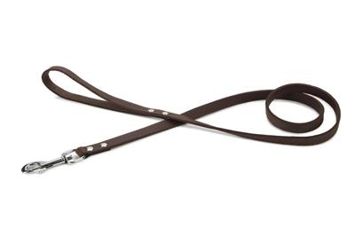 Hondenriem van leer 130cm x 16mm bruin Hondenriem van leer 130cm x 16mm bruin