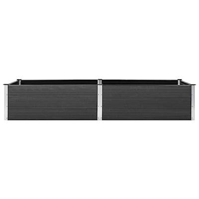 Plantenbak verhoogd 200x100x54 cm HKC grijs
