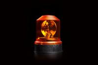Osram Automotive Light Signal Halogen Beacon Light RBL101 Zwaailicht 24 V werkt op boordnet Schroefmontage Oranje - thumbnail