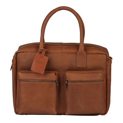 Laptoptas Burkely Leren Laptoptas 15 inch Fundamentals Vintage Alex Worker Cognac