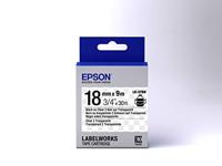 Epson Transparent Tape - LK-5TBN Clear Blk/Clear 18/9 - thumbnail