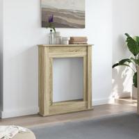 Haardombouw 75x20x87,5 cm bewerkt hout sonoma eikenkleurig - thumbnail