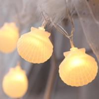 3m Shell vorm USB Plug romantische LED String vakantie licht 20 LEDs Teenage stijl warme Fairy decoratieve Lamp voor Kerstmis bruiloft slaapkamer ( - thumbnail