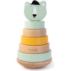 Trixie houten stapelspeelgoed - mr. polar bear, 7dlg.