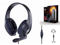 Gembird GHS-05-B Bedraad Zwart, Blauw - thumbnail