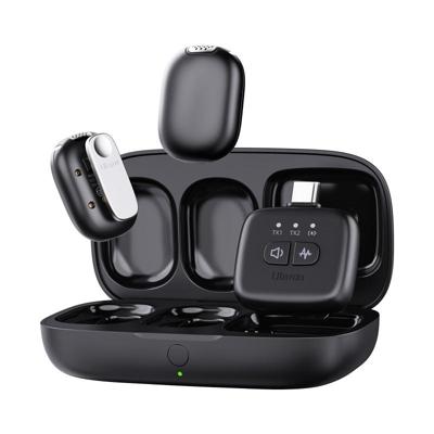 Ulanzi A30 TinyMic Draadloze microfoon-set - Zwart