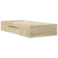 Bedframe zonder matras hout sonoma eikenkleurig 90x200 cm - thumbnail