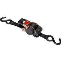 Perel ratelspanband 300 kg 3 meter x 25 mm polyester zwart - thumbnail