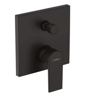 Hansgrohe Badmengkraan Inbouw Vernis Shape Eengreeps Mat Zwart - thumbnail