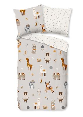 Good Morning Kinderdekbedovertrek "dieren" - Multi - (135x200 cm) - Katoen Good Morning Kinderdekbedovertrek "dieren" - Multi - (135x200 cm) - Katoen