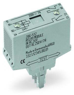 WAGO 286-312/004-000 Steekrelais 24 V/DC 2x wisselcontact 1 stuk(s)
