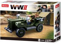 Sluban wwii - gaz-67 geallieerde auto - thumbnail