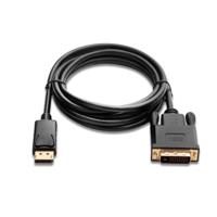 SIIG DisplayPort-naar-DVI-kabel - 1080p @60Hz mannelijk naar mannelijk passieve DP naar DVI-kabel voor DisplayPort-ingeschakeld computersysteem - 6 voet - thumbnail