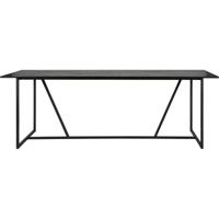 Eettafel Silas eiken zwart - thumbnail