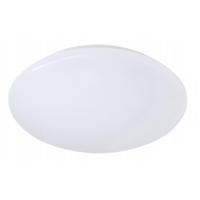 LED Plafondlamp - Badkamerlamp - Trion Tuzi - 12W - Spatwaterdicht IP44 - Warm Wit 3000K - Rond - Wit - Kunststof - thumbnail
