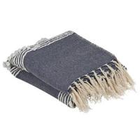 Beliani - NEMLI - Plaid - Blauw - 130 x 150 cm - Acryl - thumbnail