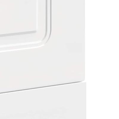 Vaatwaspaneel Kalmar 45x1,5x67 cm bewerkt hout hoogglans wit