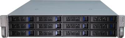 Inter-Tech IPC 2U-2412 Rack Zwart, Zilver Inter-Tech IPC 2U-2412 Rack Zwart, Zilver