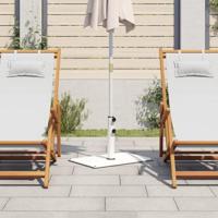 VidaXL Parasolvoet voor stokken van ø32/38/48 mm 15 kg rechthoekig - thumbnail