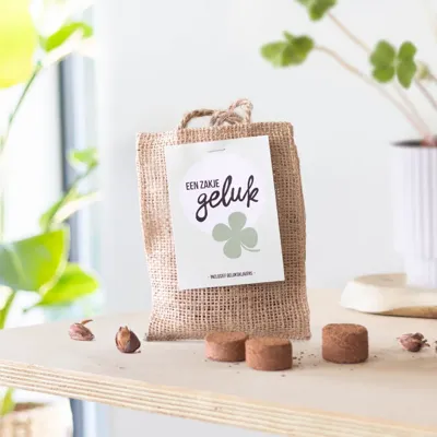 Gelukszakje - Klavertje vier Gelukszakje - Klavertje vier